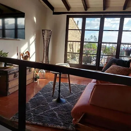 Maison De Village Haut-de-cagnes Avec Vue Mer *